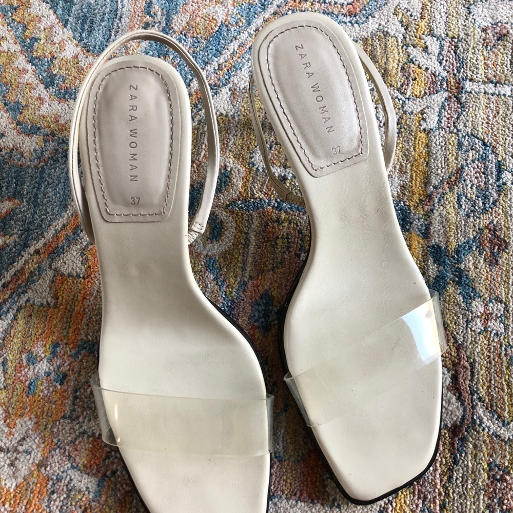 Zara sling back heels